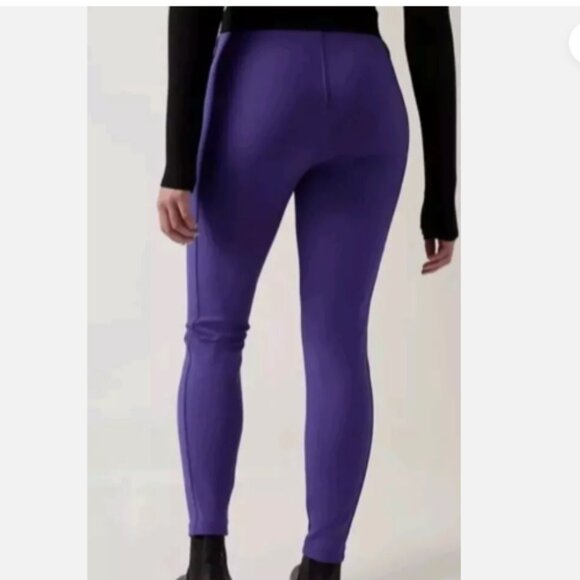 NWT Athleta Noble Blue Glacier Snow Skinny Pants Ski Winter Training - Picture 2 of 9